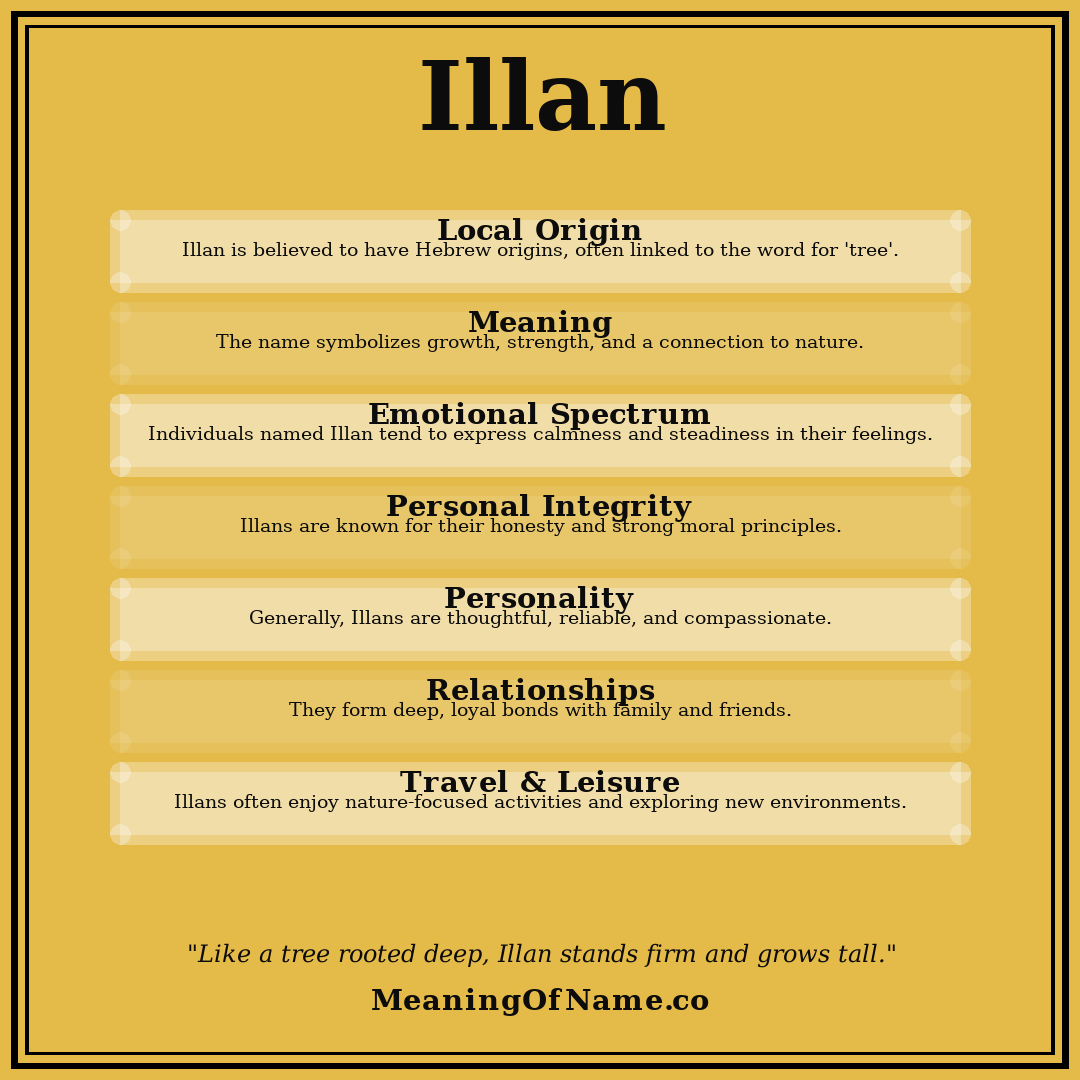 Illan name meaning poster